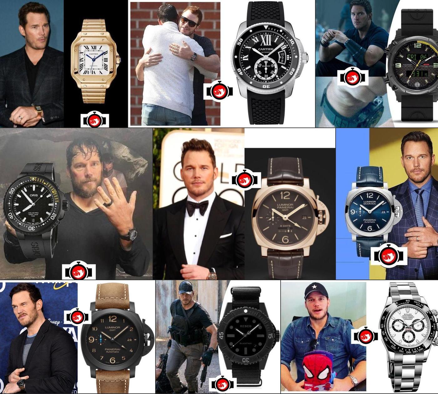 Discover Chris Pratt’s Impressively Diverse Watch Collection
